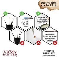 The Army Painter GameMaster: Terrain Brush Kit