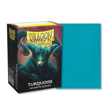 Sleeves - Dragon Shield - Box 100 - Turquoise Atebeck MATTE