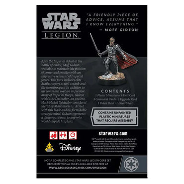 Star Wars Legion Moff Gideon Commander
