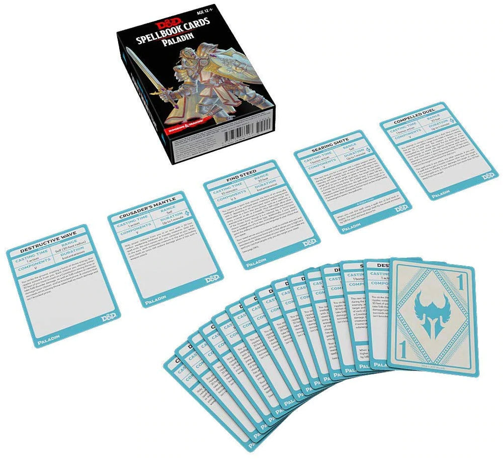 D&D Spellbook Cards - Paladin