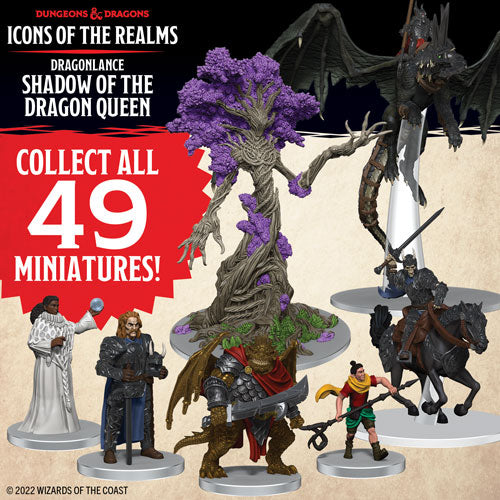 D&D Icons of the Realms Dragonlance Shadow of the Dragon Queen Booster