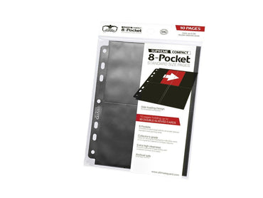 Ultimate Guard 8-Pocket Standard Size Pages Black (10)