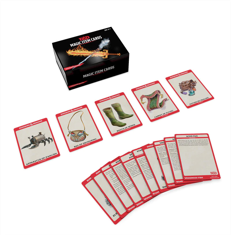 D&D Spellbook Cards Magic Item Deck