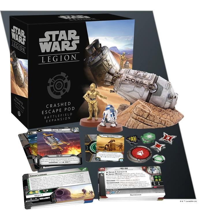 Star Wars Legion Crashed Escape Pod Battlefield Expansion