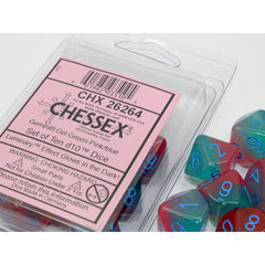 CHX 26264 Gemini Gel Green-Pink/blue Luminary Set of 10 d10s