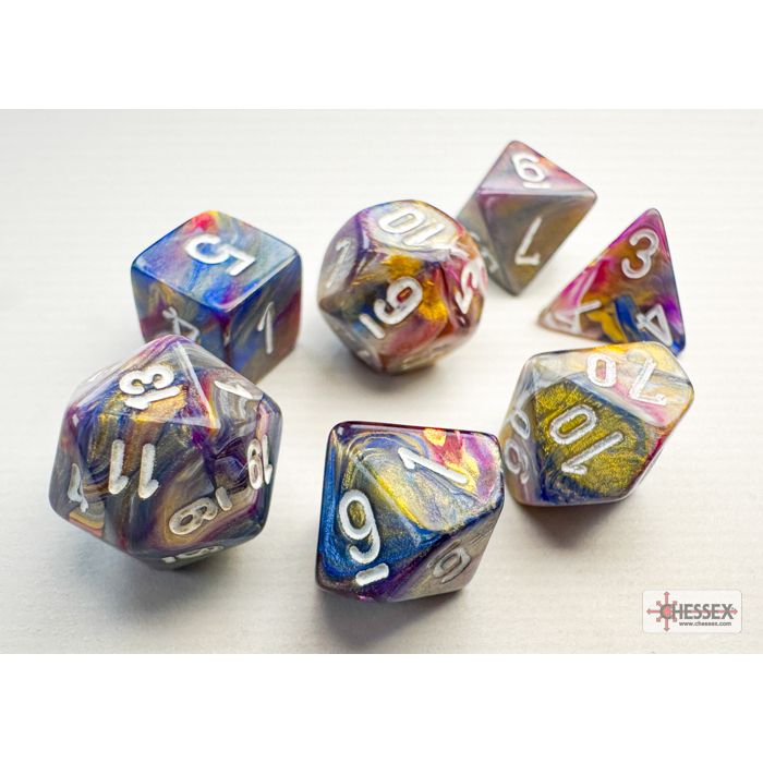 CHX 20440 FestiveÂ® Mini-hedral Carousel/white 7-Die Set-1