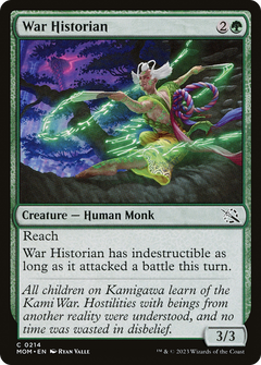 War Historian (MOM-214) - March of the Machine Foil-1