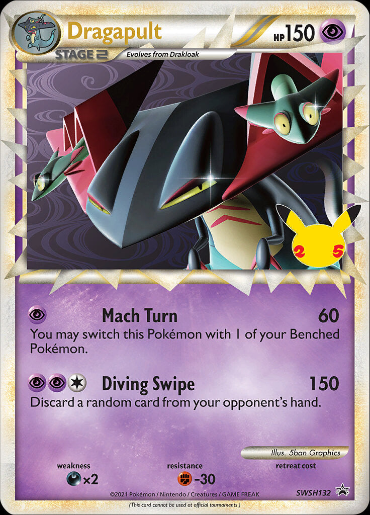 Dragapult (SWSH132) (Jumbo Card) [Sword & Shield: Black Star Promos]-1