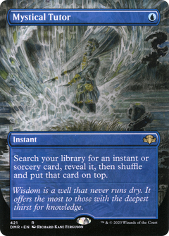 Mystical Tutor (Borderless Alternate Art) [Dominaria Remastered]-1