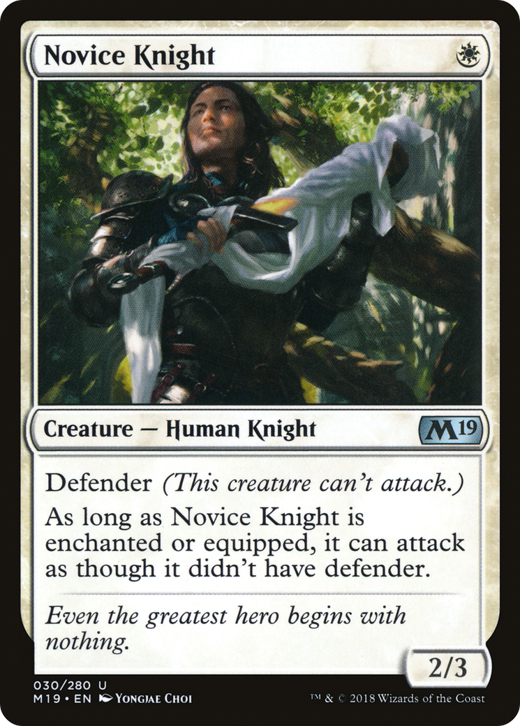 Novice Knight [Core Set 2019]-1