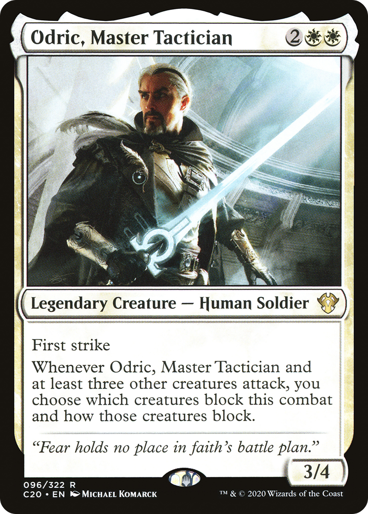 Odric, Master Tactician [Commander 2020]-1
