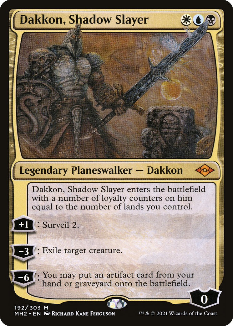 Dakkon, Shadow Slayer [Modern Horizons 2]-1