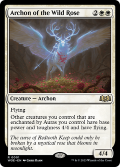 Archon of the Wild Rose [Wilds of Eldraine]-1