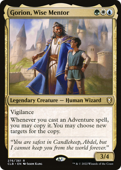 Gorion, Wise Mentor [Commander Legends: Battle for Baldur's Gate]-1