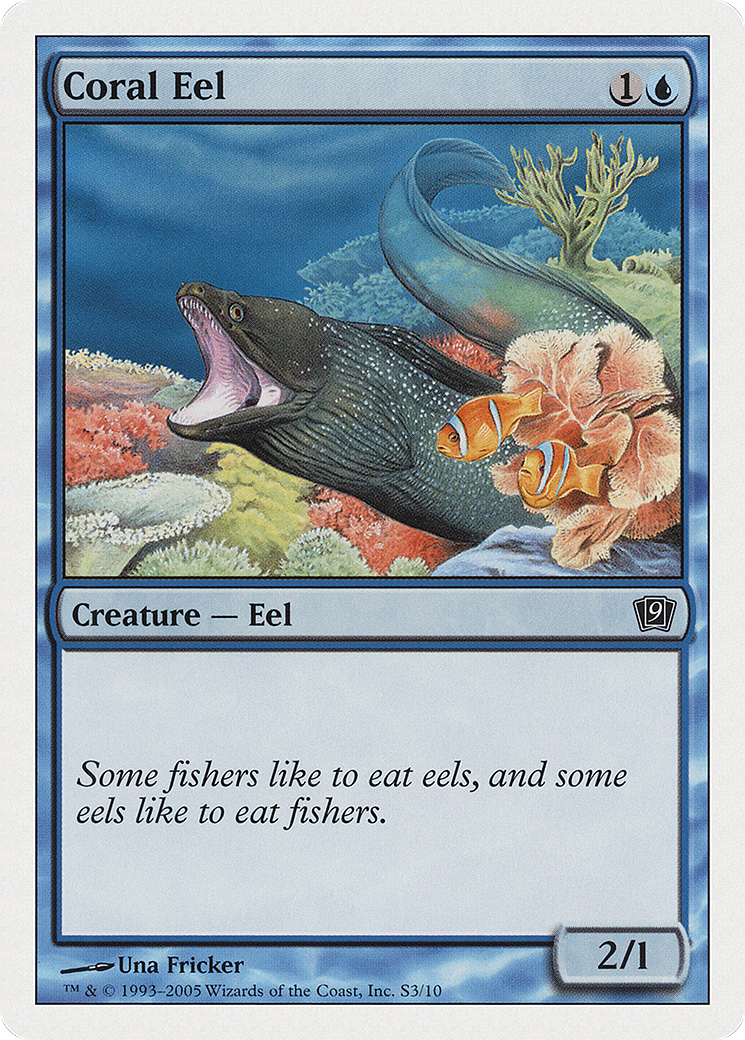 Coral Eel (9ED-0S3) - 9th Edition-1