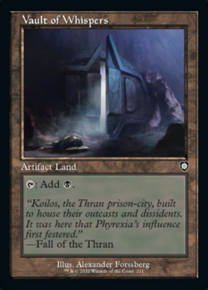 Vault of Whispers (Retro) [The Brothers' War Commander]-1