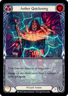 Aether Quickening (Blue) [FAB114] (Promo)  Rainbow Foil-1