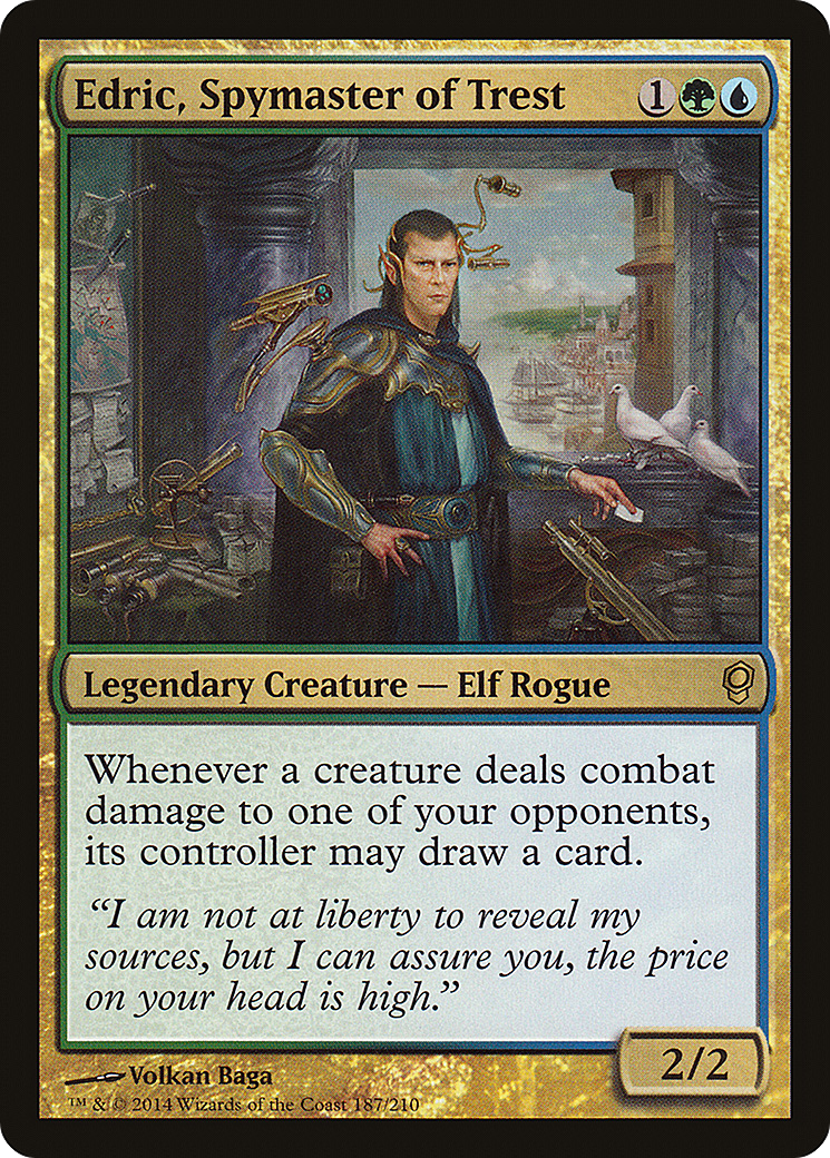 Edric, Spymaster of Trest [Conspiracy]-1