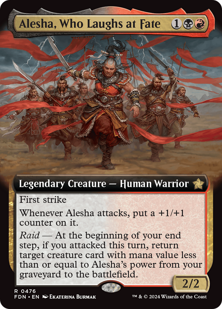 Alesha, Who Laughs at Fate (Extended Art) [Foundations]-1