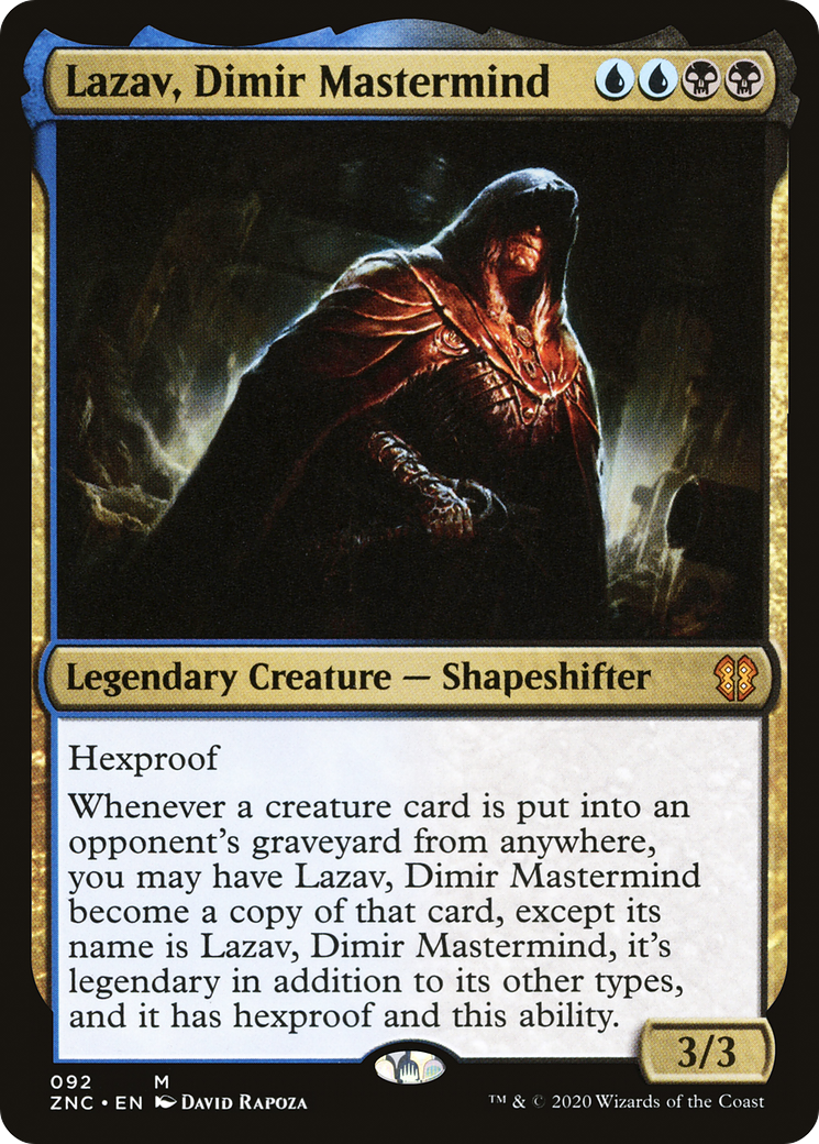 Lazav, Dimir Mastermind [Zendikar Rising Commander]-1