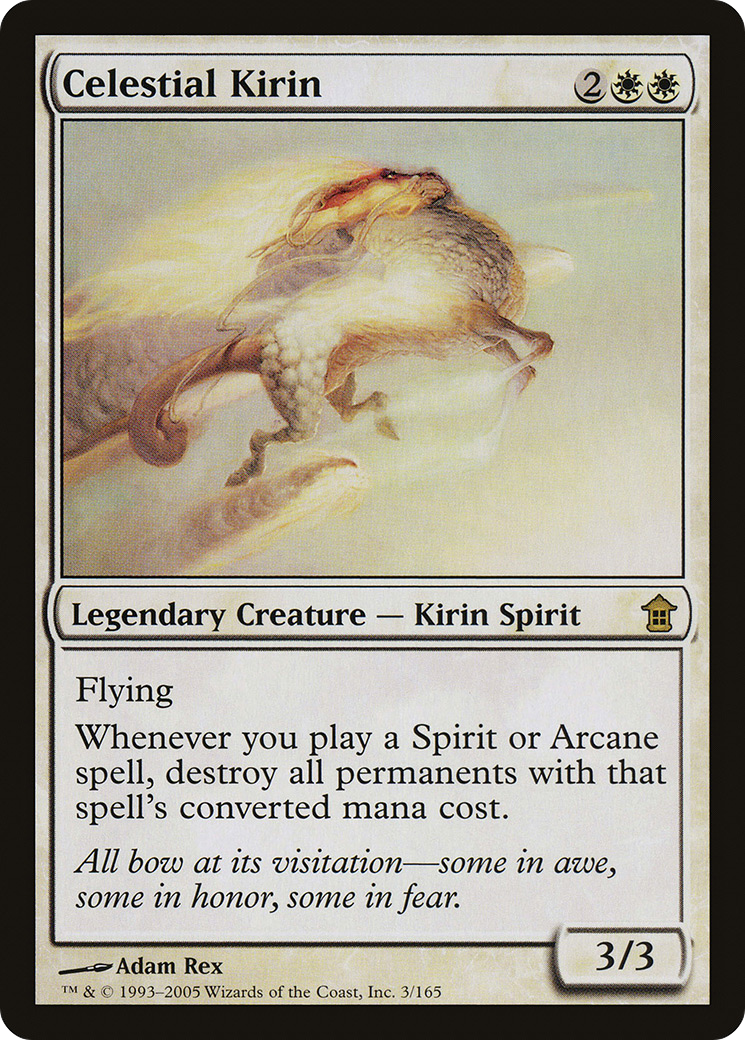 Celestial Kirin [Saviors of Kamigawa]-1