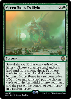 Green Sun's Twilight (Promo Pack) [Phyrexia: All Will Be One Promos]-1