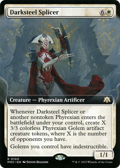Darksteel Splicer (Extended Art) [March of the Machine Commander]-1