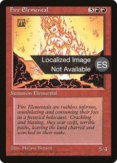 Fire Elemental [Fourth Edition Foreign Black Border]-1