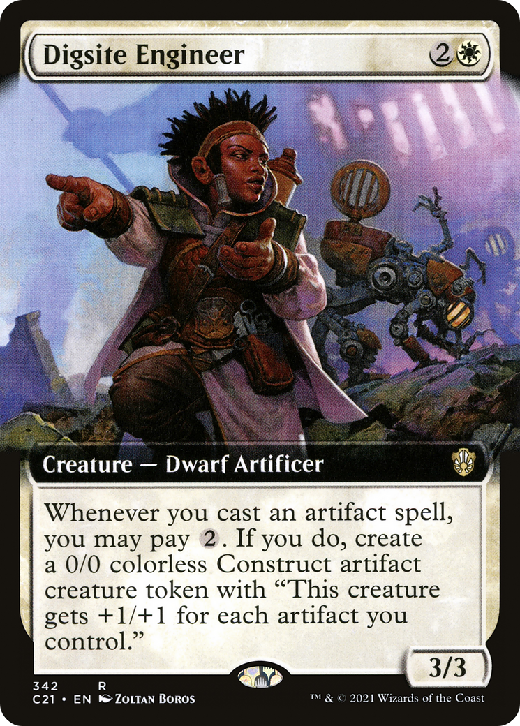 Digsite Engineer (Extended Art) [Commander 2021]-1