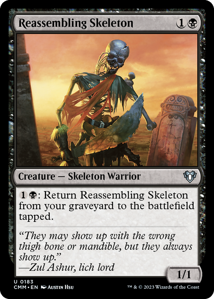 Reassembling Skeleton [Commander Masters]-1