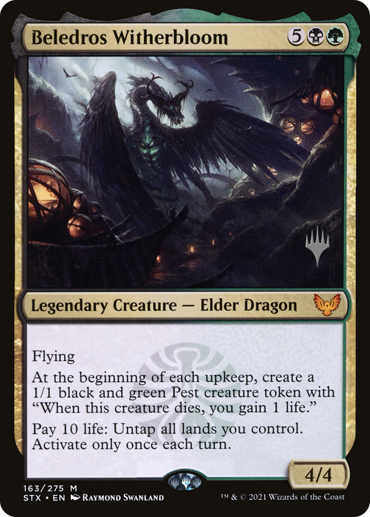 Beledros Witherbloom (Promo Pack) [Strixhaven: School of Mages Promos]-1