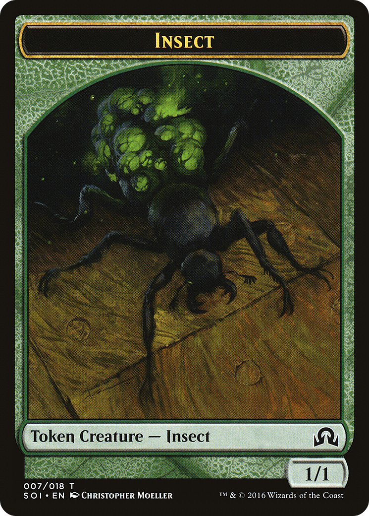 Insect Token [Shadows over Innistrad Tokens]-1