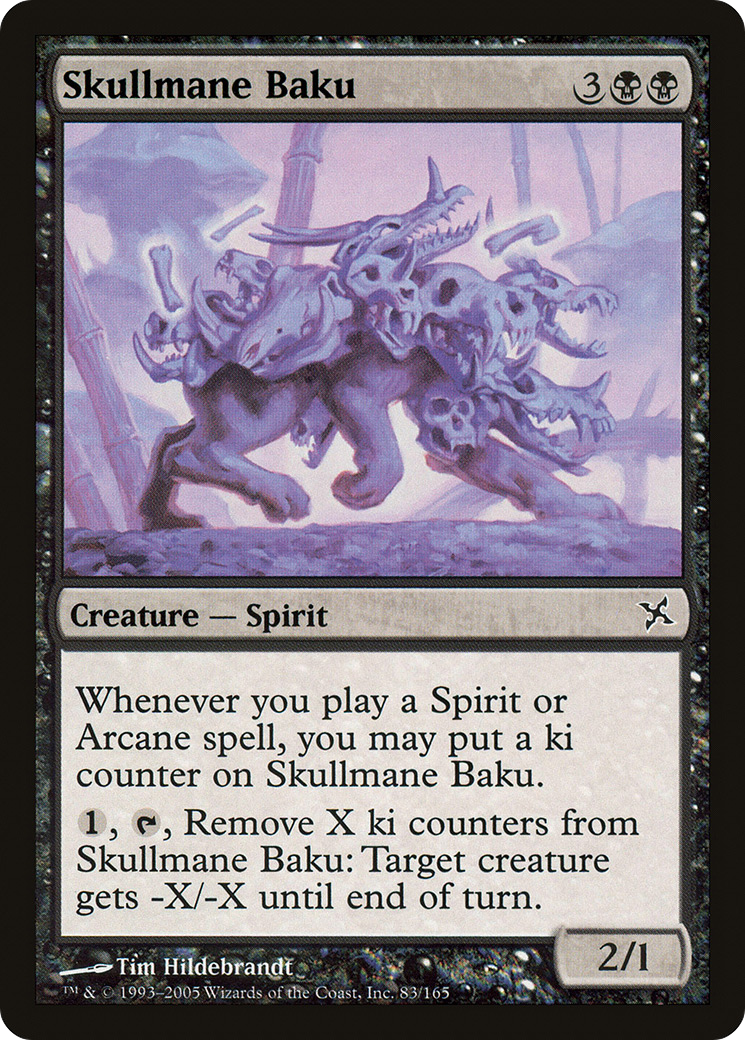 Skullmane Baku [Betrayers of Kamigawa]-1