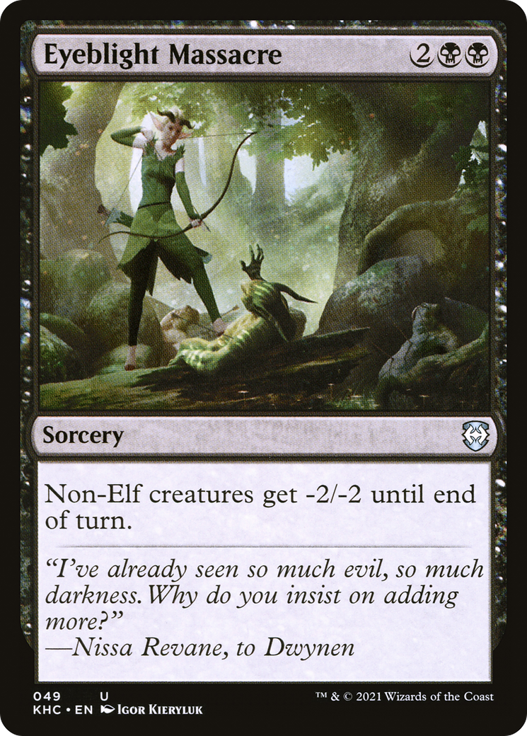 Eyeblight Massacre [Kaldheim Commander]-1