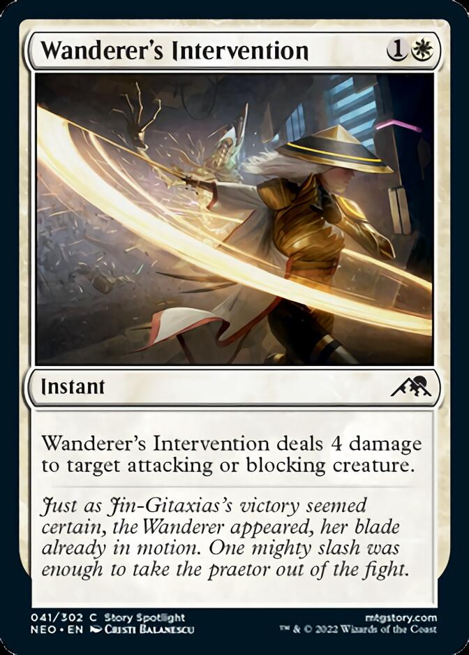 Wanderer's Intervention [Kamigawa: Neon Dynasty]-1