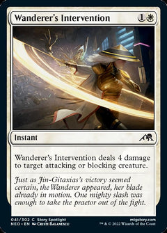 Wanderer's Intervention [Kamigawa: Neon Dynasty]-1