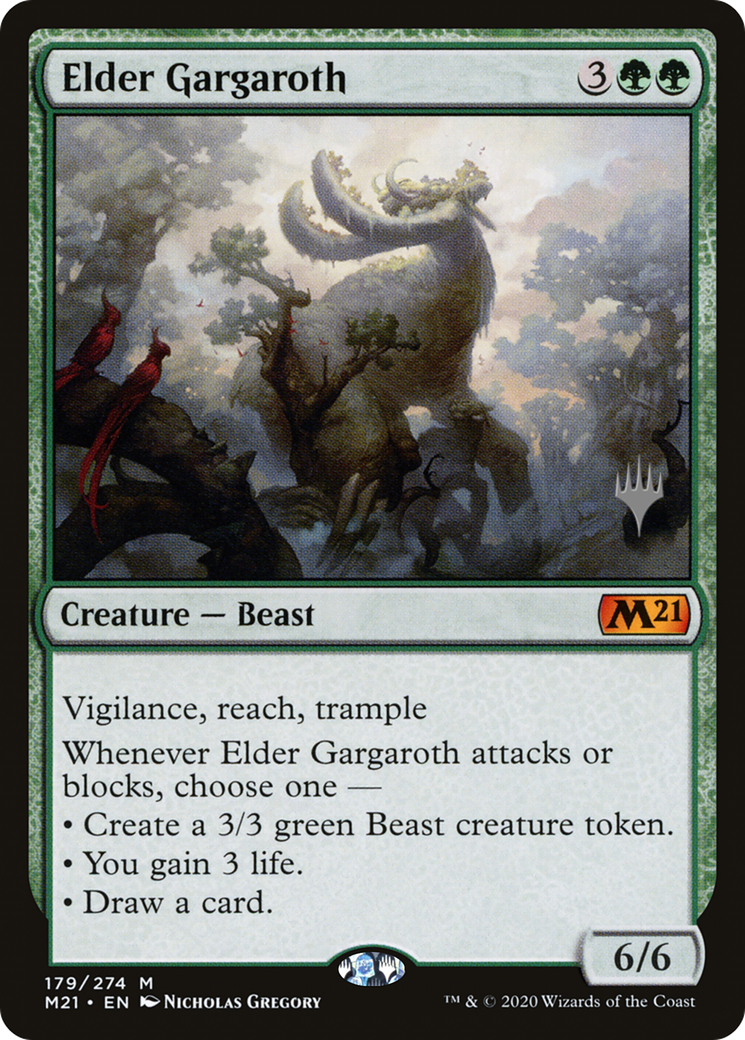 Elder Gargaroth (Promo Pack) [Core Set 2021 Promos]-1