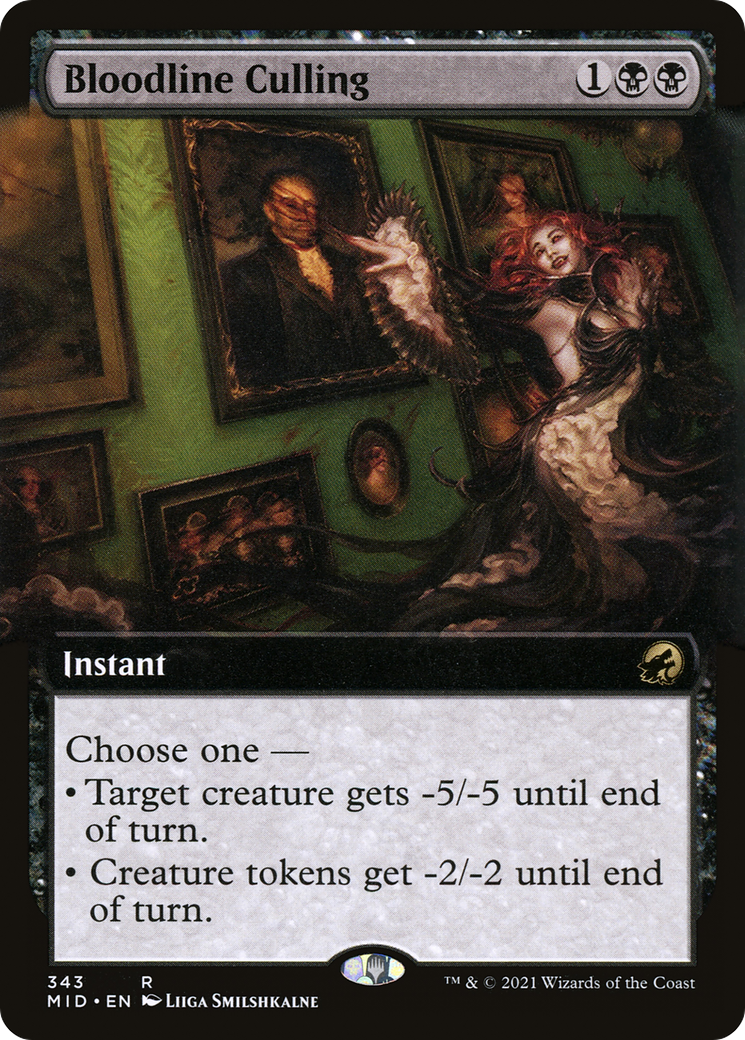 Bloodline Culling (Extended Art) [Innistrad: Midnight Hunt]-1