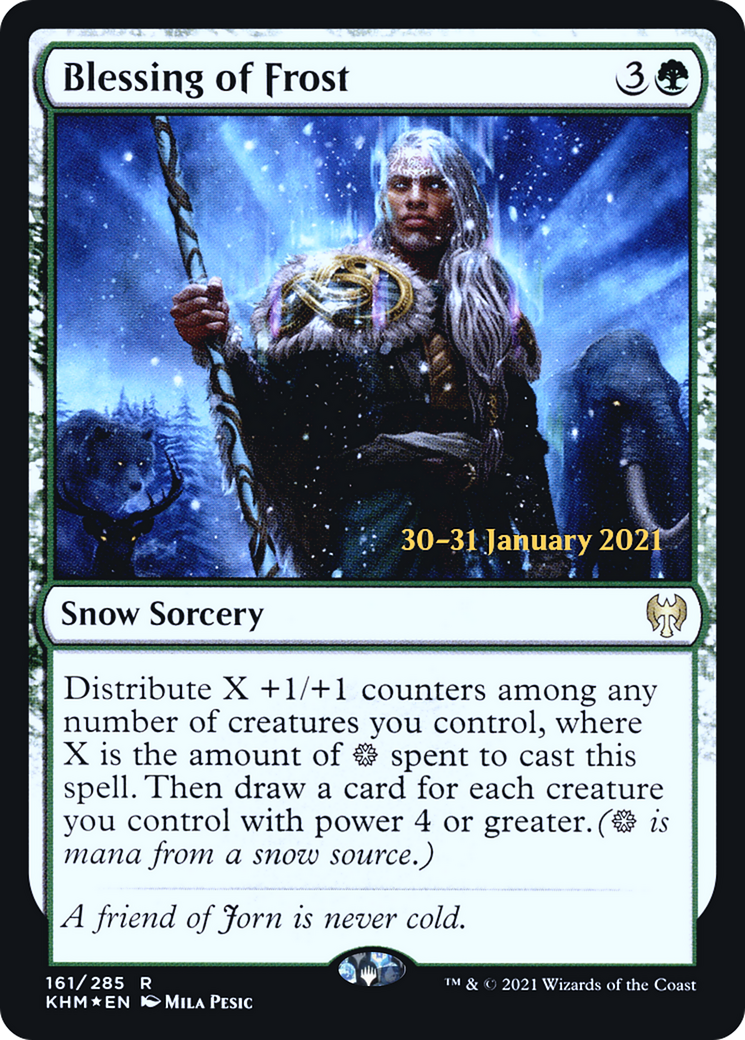 Blessing of Frost [Kaldheim Prerelease Promos]-1