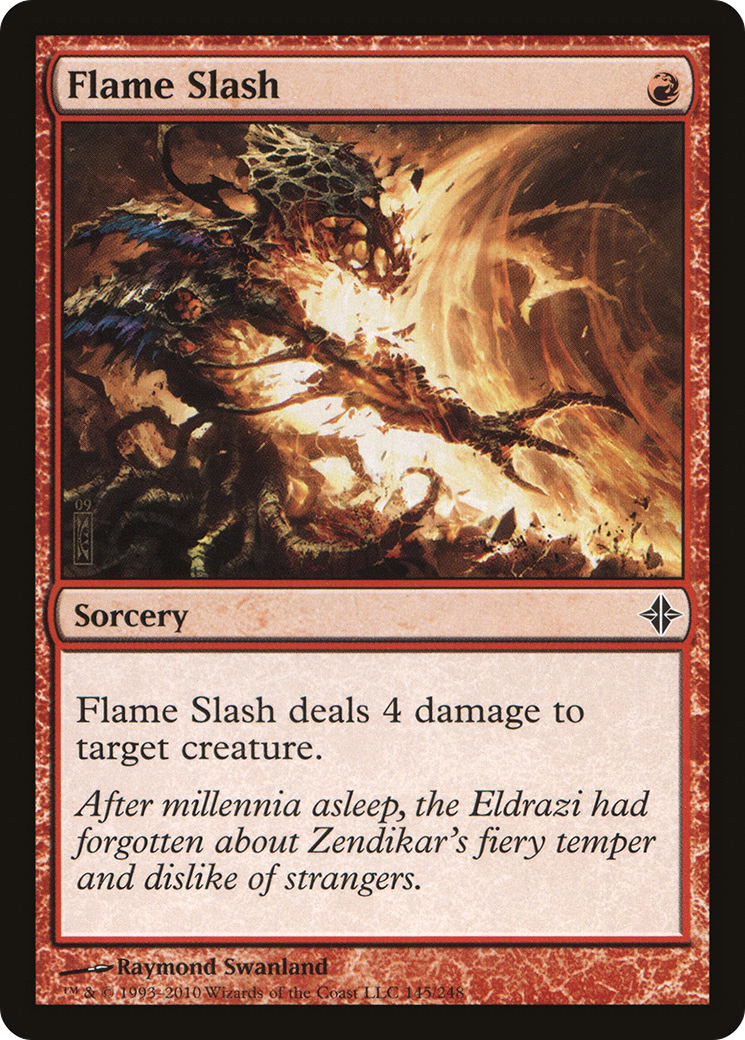 Flame Slash [Rise of the Eldrazi]-1
