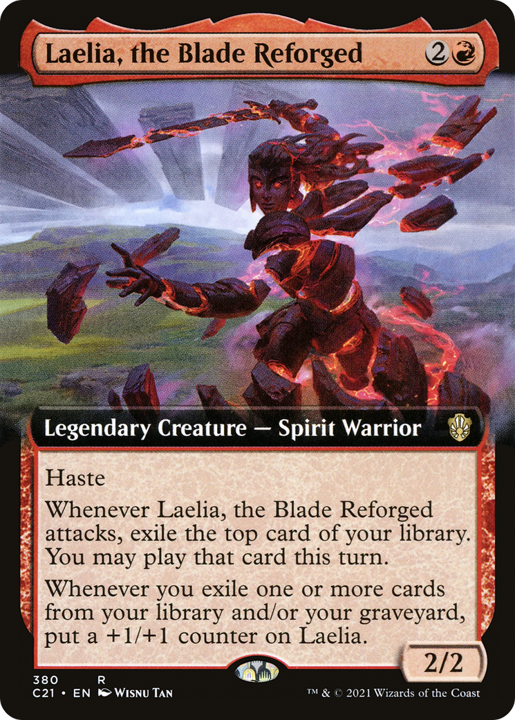 Laelia, the Blade Reforged (Extended Art) [Commander 2021]-1