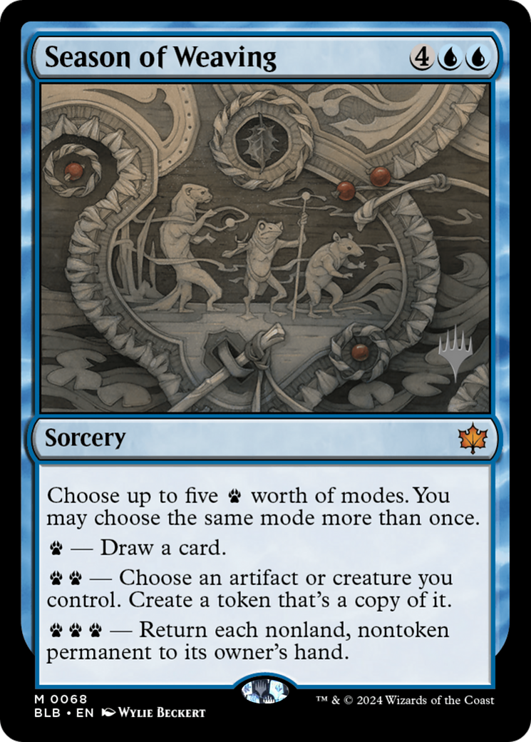 Season of Weaving (Promo Pack) [Bloomburrow Promos]-1
