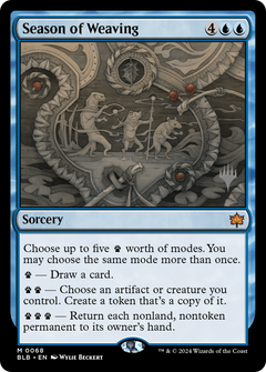 Season of Weaving (Promo Pack) [Bloomburrow Promos]-1