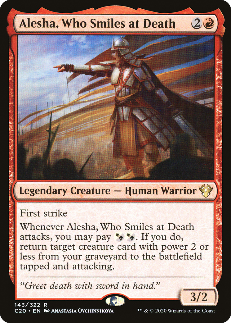 Alesha, Who Smiles at Death [Commander 2020]-1