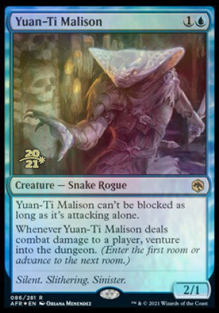 Yuan-Ti Malison [Dungeons & Dragons: Adventures in the Forgotten Realms Prerelease Promos]-1