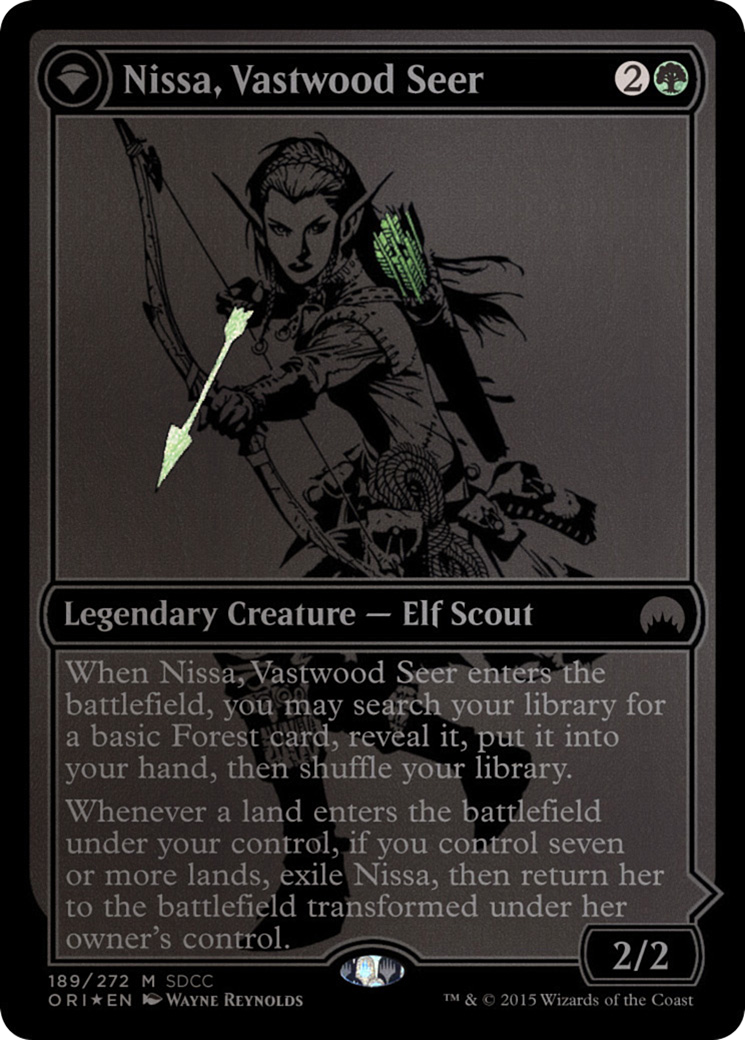 Nissa, Vastwood Seer // Nissa, Sage Animist [San Diego Comic-Con 2015]-3
