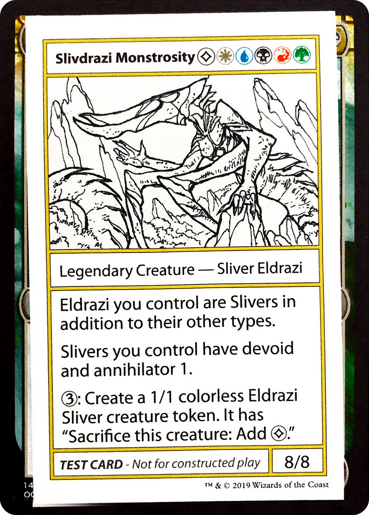 Slivdrazi Monstrosity (2021 Edition) [Mystery Booster Playtest Cards]-1