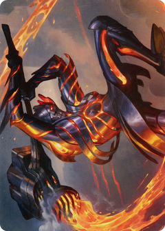 Forgehammer Centurion // Forgehammer Centurion (AONE-026) - Phyrexia: All Will Be One Art Series (Borderless)-1