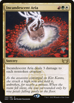 Incandescent Aria (Promo Pack) [Streets of New Capenna Promos]-1