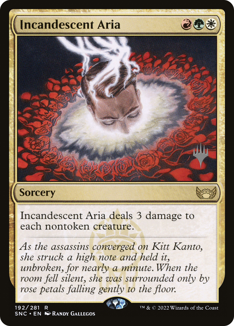 Incandescent Aria (Promo Pack) [Streets of New Capenna Promos]-1